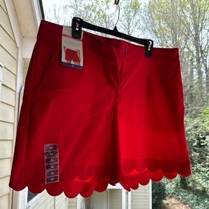 Isaac  mizrahi Ny shorts women size 16 hot pink